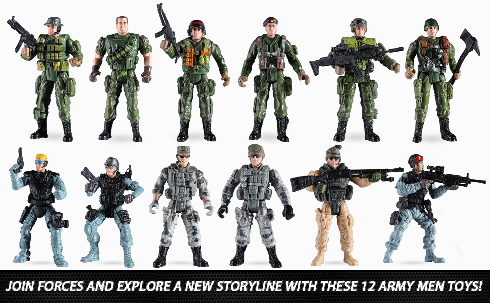 Army men action figures for boys